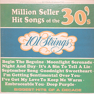 101 Strings - Million Seller Hit Songs of the 30´s